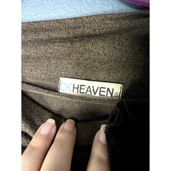 CK Heaven Dress Women's Size Small Ruffle Preppy Long Sleeve Warm Contrasting - Picture 7 of 9